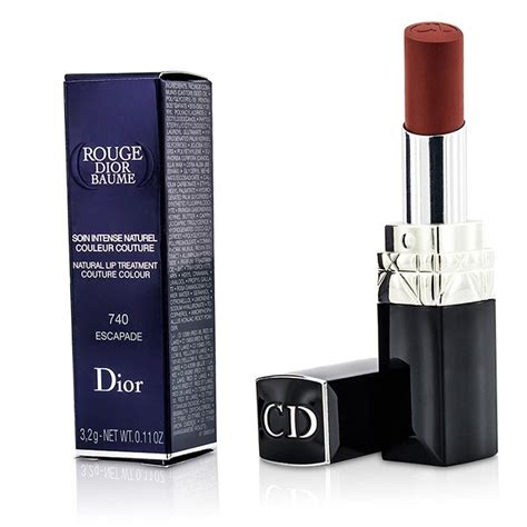 dior rouge dior baume lipstick 740-escapade|Christian Dior Rouge Dior Baume: Review & Swatches.